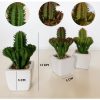 PACK 12 CACTOS ARTIFICIAIS COM VASO DE CERÂMICA - SORTIDOS - Image 2