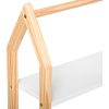 PRATELEIRAS INFANTIS EM FORMA DE CASA EM BRANCO E MADEIRA ATMOSPHERA. - Image 2