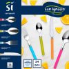 CONJUNTO DE TALHERES DE AÇO INOXIDÁVEL 24 PCS COM CABO DE POLIPROPILENO MULTICOLOR- ENERGY - Image 3