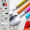 SET 24PCS CUBERTERÍA ACERO INOX CON MANGOS MULTICOLOR EN POLIPROPILENO ENERGY - Image 3