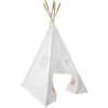 TENDA TIPI ALTA GAMA ALTURA 160 CM BRANCO COM ESTRELAS ROSA E OURO