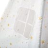 TENDA TIPI ALTA GAMA ALTURA 160 CM BRANCO COM ESTRELAS ROSA E OURO - Image 4