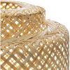 CANDEEIRO DE TETO SUSPENSO NATURAL EN BAMBU D.40CM|D. 40 X H. 38 CM - Image 2