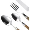 CONJUNTO DE TALHERES DE AÇO INOXIDÁVEL 24 UNIDADES - Image 2
