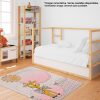 TAPETE DE POLIÉSTER ESTAMPADO 100 X 200CM MODELO RIBONAFFE MULTICOLOR - Image 7