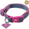 COLEIRA CÃO M/L SUPER-HOMEM ROSA