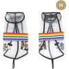 CAPA DE CHUVA AJUSTÁVEL PARA CÃO M DISNEY PRIDE PRETO
