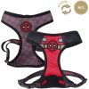 ARNÊS PREMIUM PARA CÃO M/L DEADPOOL PRETO