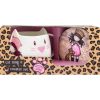 CONJUNTO DE CANECA E BASE PARA COPOS GORJUSS™ "PURRRRRFECT LOVE"