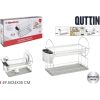 ESCORREDOR DE PRATOS DE METAL INOX 49.5X24X35 QUTTIN