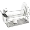 ESCORREDOR DE PRATOS DE METAL INOX 49.5X24X35 QUTTIN - Image 4