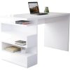 MESA DE ESCRITÓRIO 100% MELAMINA FOLHADO, COR BRANCA - Image 2