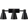 LUZ DE PAREDE, METAL, PRETO, 60X21X21, 3 X E27 MAX 40 W