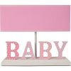 LÁMPARA DE SOBREMESA CON MDF, ROSA, BABY ANCHA, COLECCIÓN VOLGA, 31X12X28, CASQUILLO E 27 MAX 60 W - Image 2
