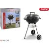 BARBACUE REDONDO C/TAMPA 45CM PRETO - ALGON