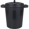 BALDE DO LIXO COM TAMPA 15L PRETO - Image 2