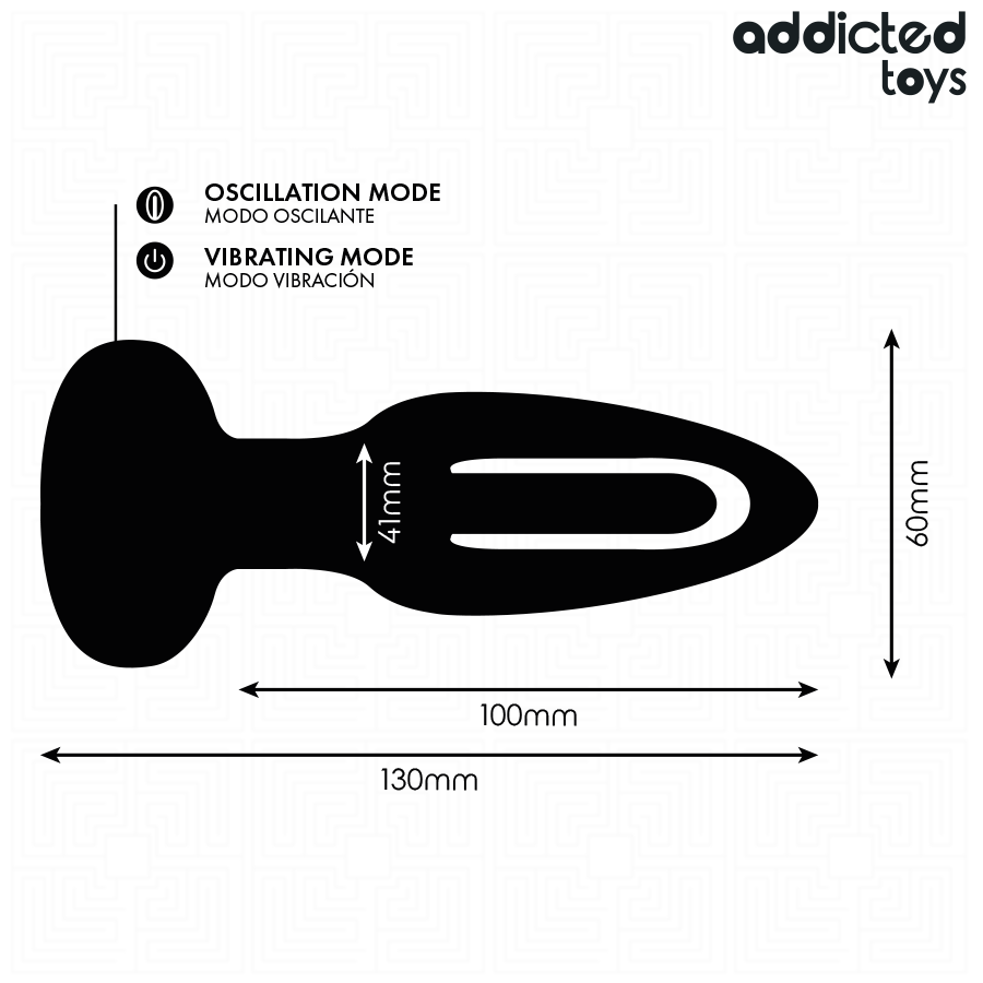 ADDICTED TOYS - PLUG ANAL CON LENGUA VIBRADORA Y CONTROL REMOTO - Image 6
