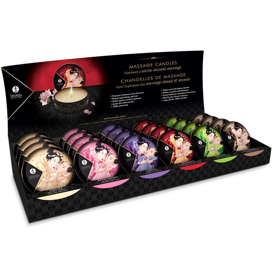 SHUNGA - MINI CARESS BY VELA DISPLAY VELAS DE MASSAGEM 24 UNIDADES - Image 7