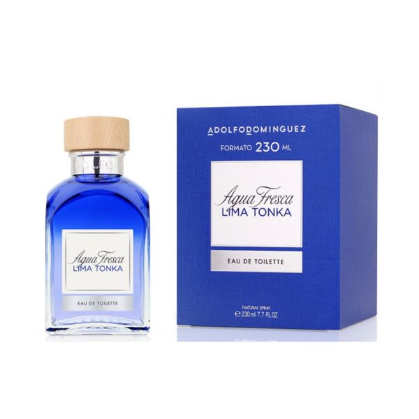 ADOLFO DOMINGUEZ AGUA FRESCA LIMA TONKA EAU DE TOILETTE EDICION LIMITADA 230ML