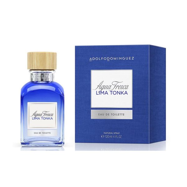 ADOLFO DOMINGUEZ AGUA FRESCA LIMA TONKA EAU DE TOILETTE 120ML VAPORIZADOR