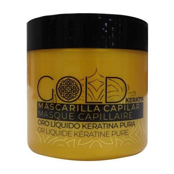 LOVYC GOLD MASCARILLA CAPILAR ORO LIQUIDO KERATINA PURA 400ML