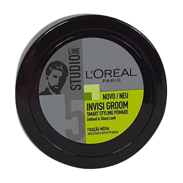 LOREAL STUDIOLINE POMADA FIJACION MEDIA INVISI GROOM 75ML