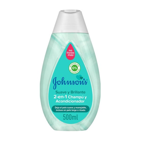 JOHNSONS SUAVE Y BRILLANTE CHAMPU ACONDICIONADOR 500ML