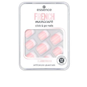FRENCH manicure click & go nails uñas artificiales #01-classic french
