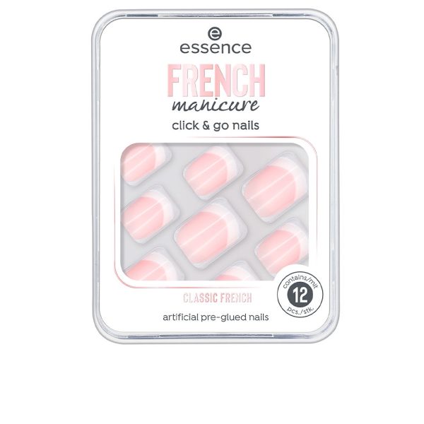 FRENCH manicure click & go nails uñas artificiales #01-classic french