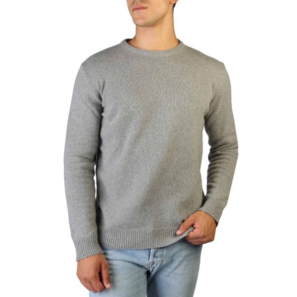 100% Cashmere Sweater C-NECK-M_800-GREY