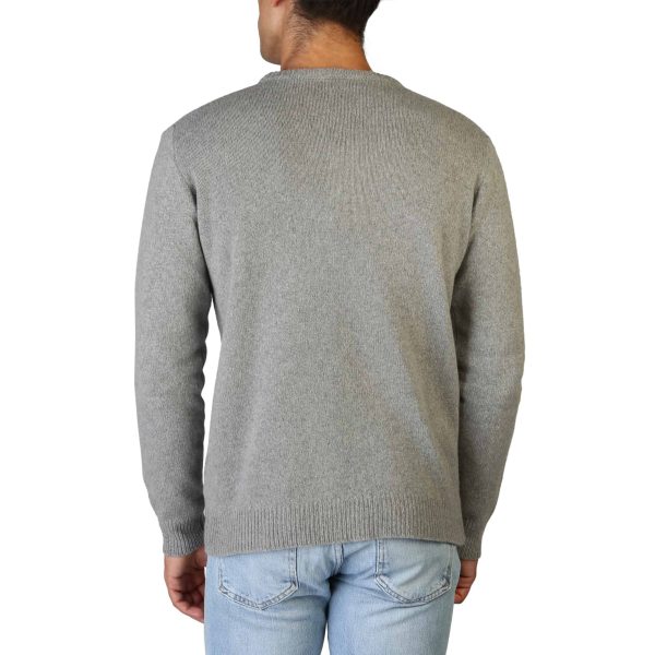 100% Cashmere Sweater C-NECK-M_800-GREY - Image 2