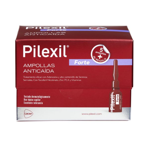 Ampolas anti-perda PILEXIL FORTE promo 15 + 5 para presente 20 u