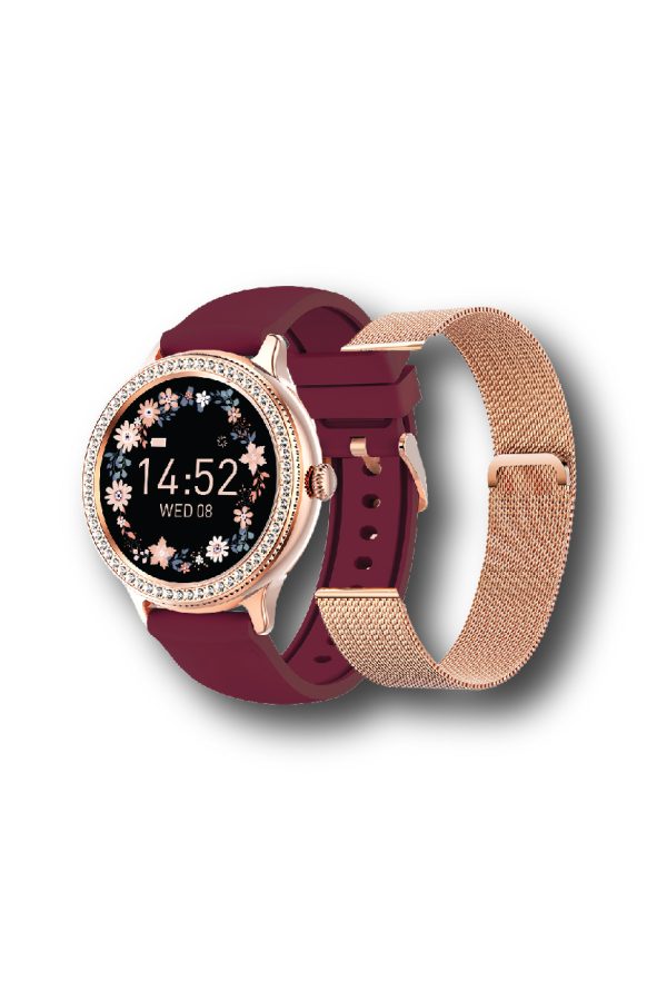 RELOJ SAMI WEARABLE SMARTWATCH DONNA REDONDO C/PIEDRAS