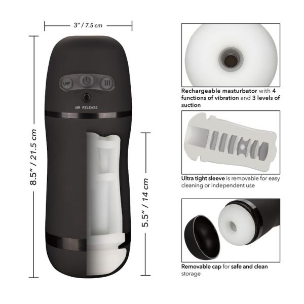 CALEX OPTIMUM POWER STROKER VIBRAÇÃO E FUNÇÕES DE SUCÇÃO - Image 9