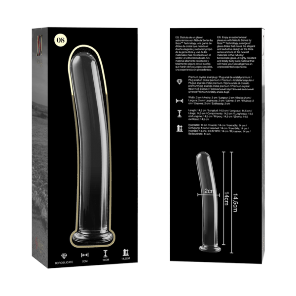 NEBULA SERIES BY IBIZA - MODELO 8 DILDO VIDRO BOROSILICADO 14,5 X 2 CM - Image 5