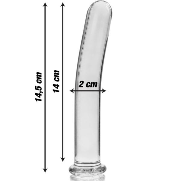 NEBULA SERIES BY IBIZA - MODELO 8 DILDO VIDRO BOROSILICADO 14,5 X 2 CM - Image 4