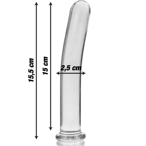 NEBULA SERIES BY IBIZA - MODELO 9 DILDO VIDRO BOROSILICADO 15,5 X 2,5 CM - Image 4
