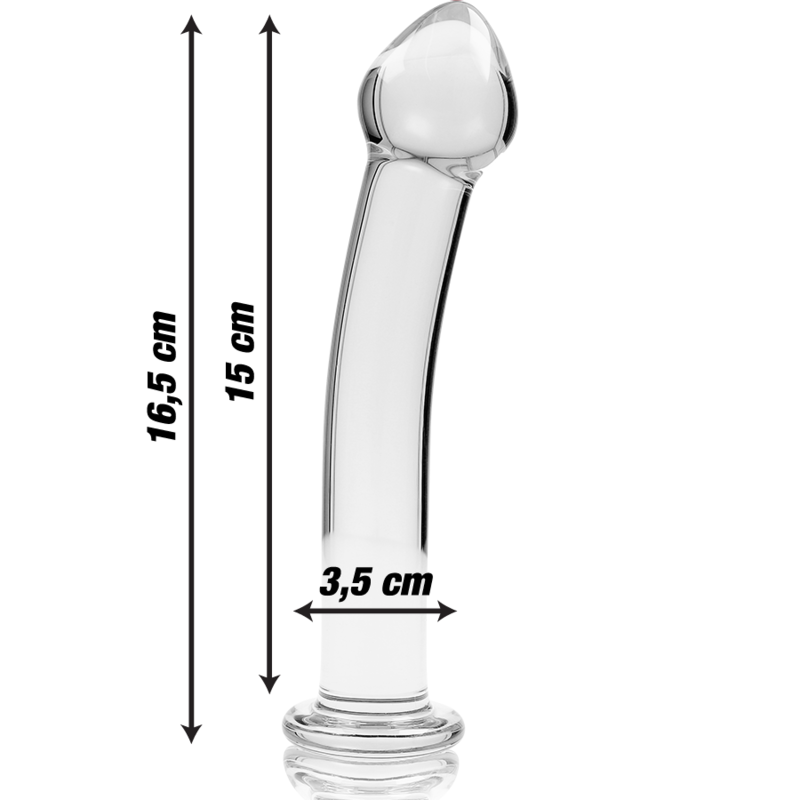 NEBULA SERIES BY IBIZA - MODELO 11 DILDO VIDRO BOROSILICADO 16 X 3 CM - Image 4