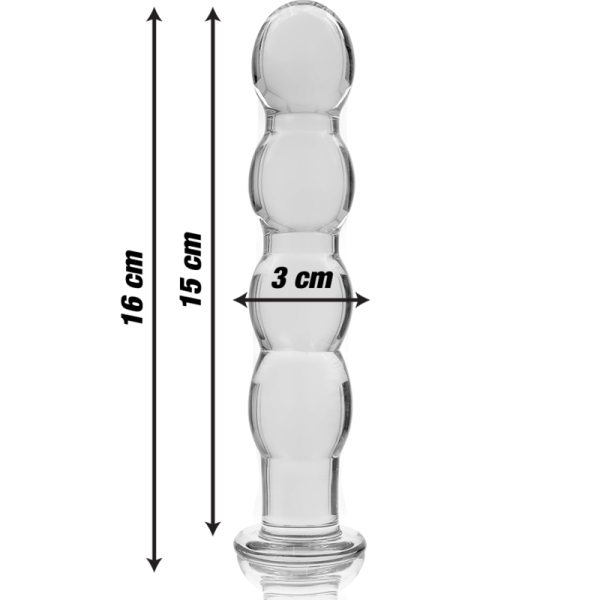 NEBULA SERIES BY IBIZA - MODELO 10 DILDO VIDRO BOROSILICADO 16,5 X 3,5 CM - Image 4