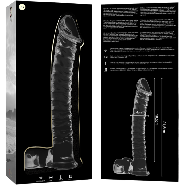 NEBULA SERIES BY IBIZA - MODELO 23 DILDO VIDRO BOROSILICADO 21,5 X 4 CM - Image 5