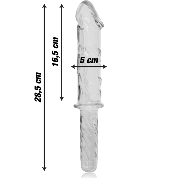 NEBULA SERIES BY IBIZA - MODELO 24 DILDO VIDRO BOROSILICADO 28,5 X 5 CM - Image 4