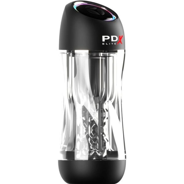 PDX ELITE - MASTURBADOR VIBRADOR TRANSPARENTE STROKER VIEWTUBE PRO - Image 2