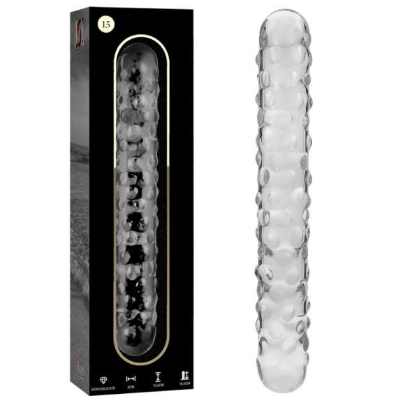 NEBULA SERIES BY IBIZA - MODELO 15 DILDO VIDRO BOROSILICADO 18,5 X 3 CM - Image 2