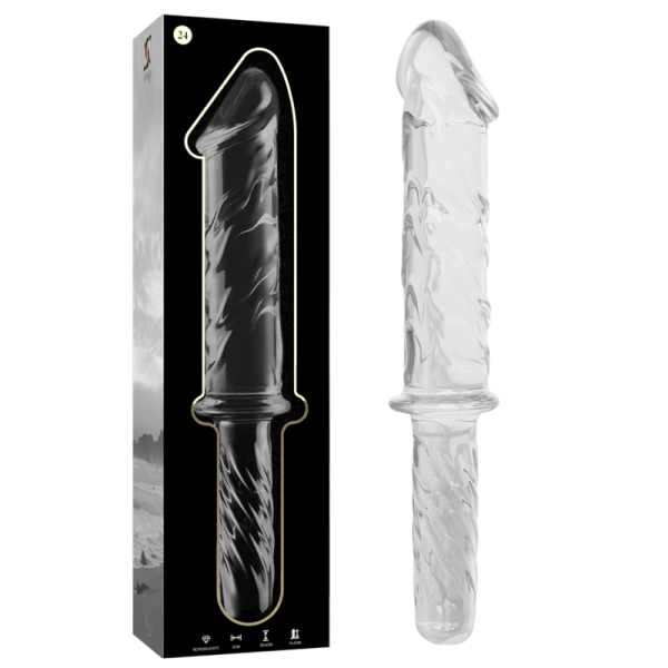 NEBULA SERIES BY IBIZA - MODELO 24 DILDO VIDRO BOROSILICADO 28,5 X 5 CM - Image 2