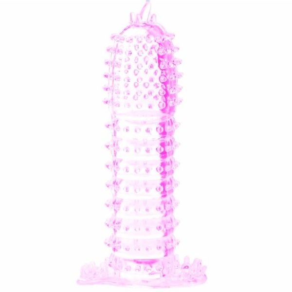 PENIS SLEEVE WITH STIMULATING POINTS PINK 14 CM - Image 5