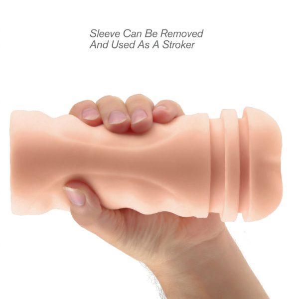 PIPEDREAM EXTREME TOYZ MEGA GRIP VAGINA MASTURBATOR VIBRATOR - Image 4