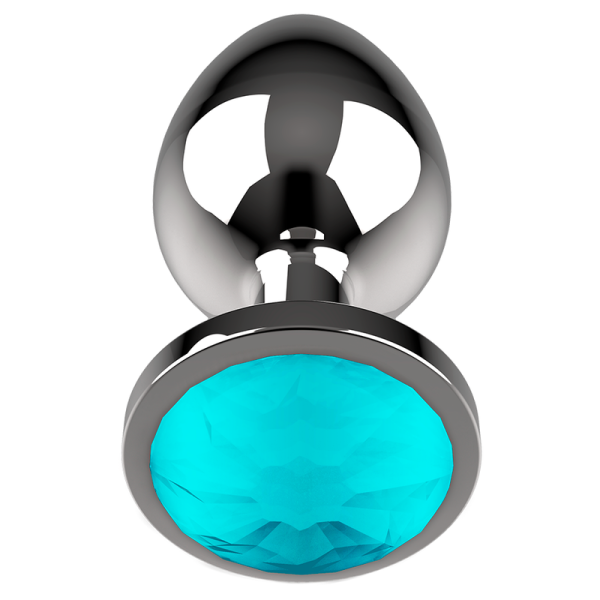 COQUETTE CHIC DESIRE -  ANAL PLUG METAL AZUL COR TAMANHO M 3,5 X 8 CM - Image 3