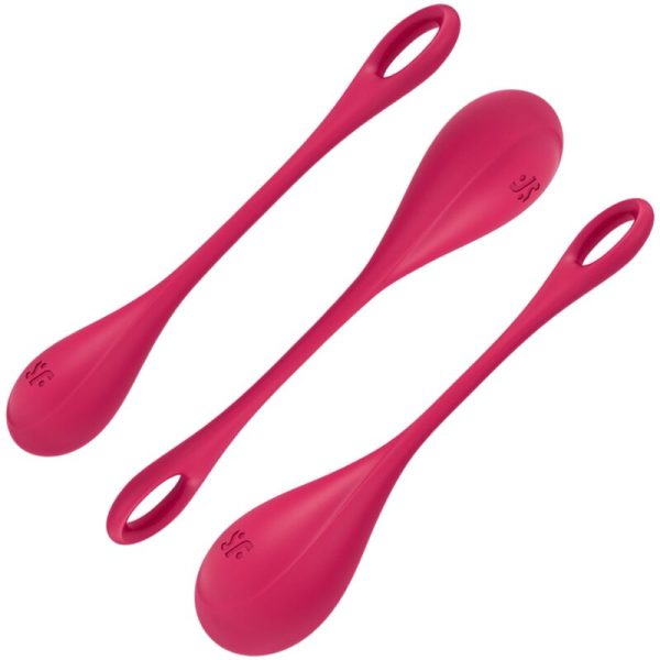 CONJUNTO DE TREINAMENTO SATISFYER YONI POWER 1 - VERMELHO
