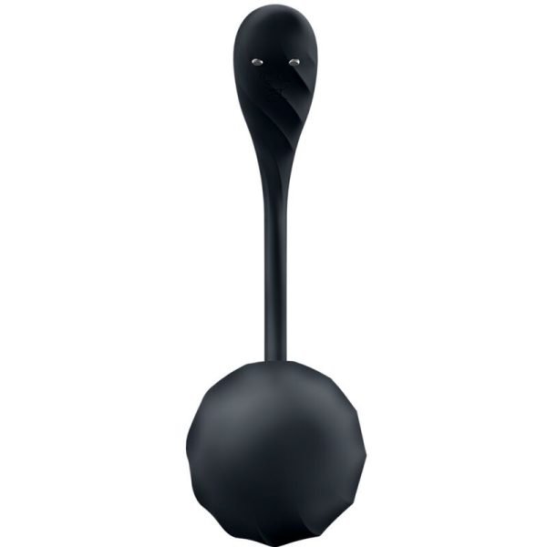 SATISFYER - RIBBED PETAL ESTIMULADOR DE PONTO G CONTROLE REMOTO PRETO APLICATIVO GRATUITO - Image 5