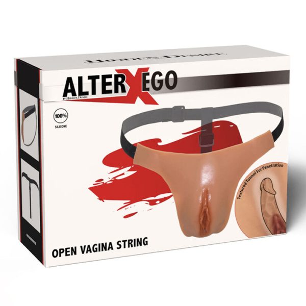 HIDDEN DESIRE - ALTER EGO AJUSTÃVEL VAGINA ABERTA CORDA CARNE - Image 7